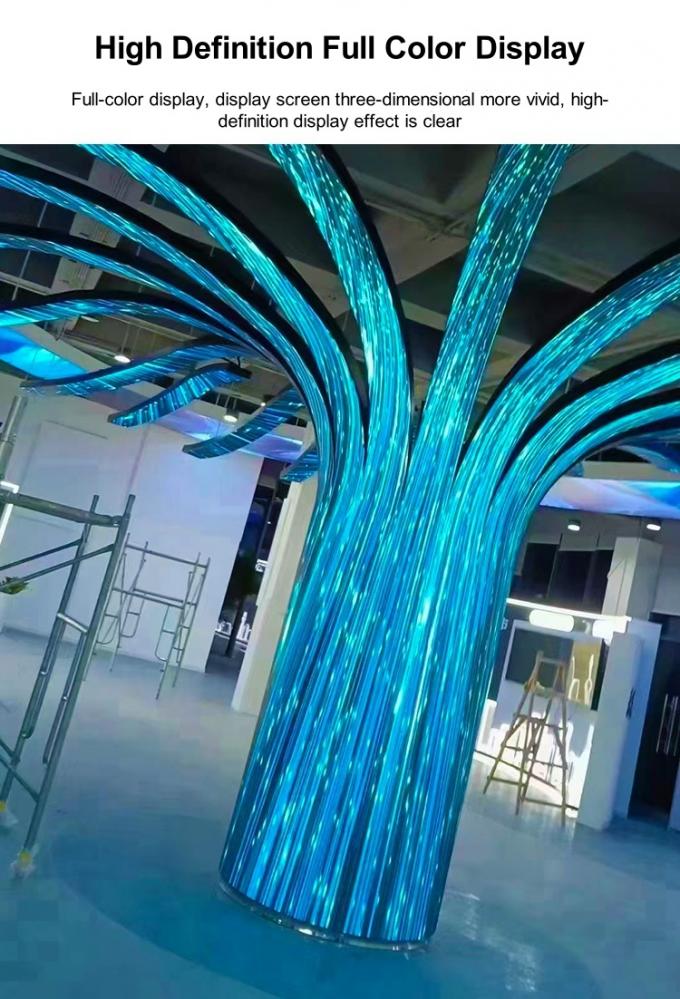 Desain Interior Layar Tampilan LED Kreatif untuk Menambahkan sentuhan Modern ke Rumah Kantor dan Ruang Umum 7