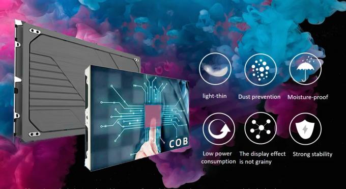 Die-casting Indoor Aluminium Panel LED Video Wall Fine Pitch untuk Aplikasi Indoor dan Outdoor 0