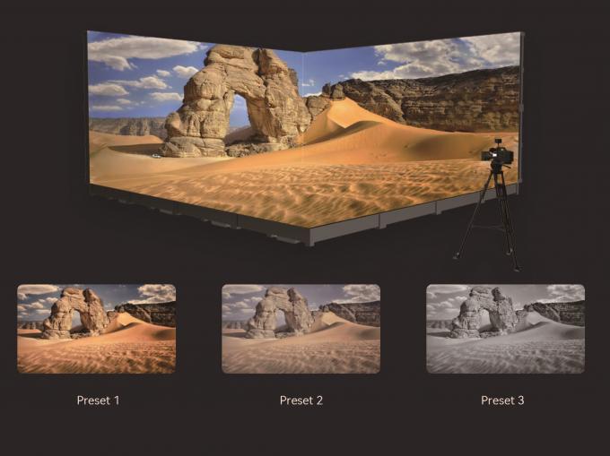 Inovatif Indoor LED Video Wall untuk Produksi Film Real-Time Reactive Background untuk pengalaman syuting yang mulus 5