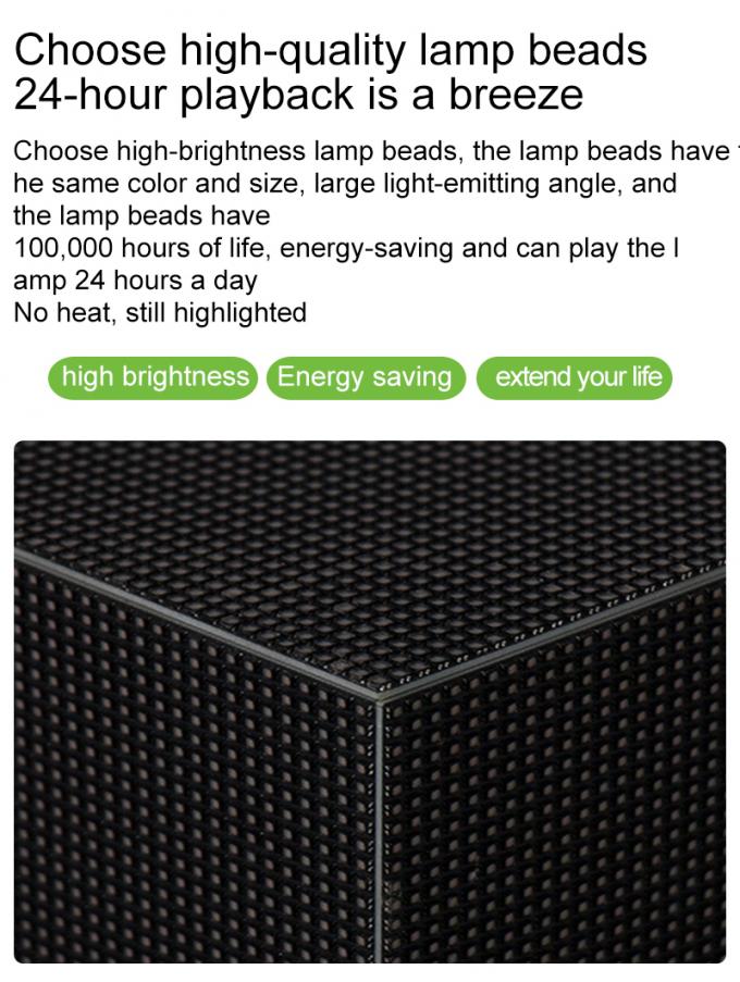 Tampilan LED kubus P2.5 P3 P4mm Disesuaikan dengan toko ritel Iklan LED kubus 2