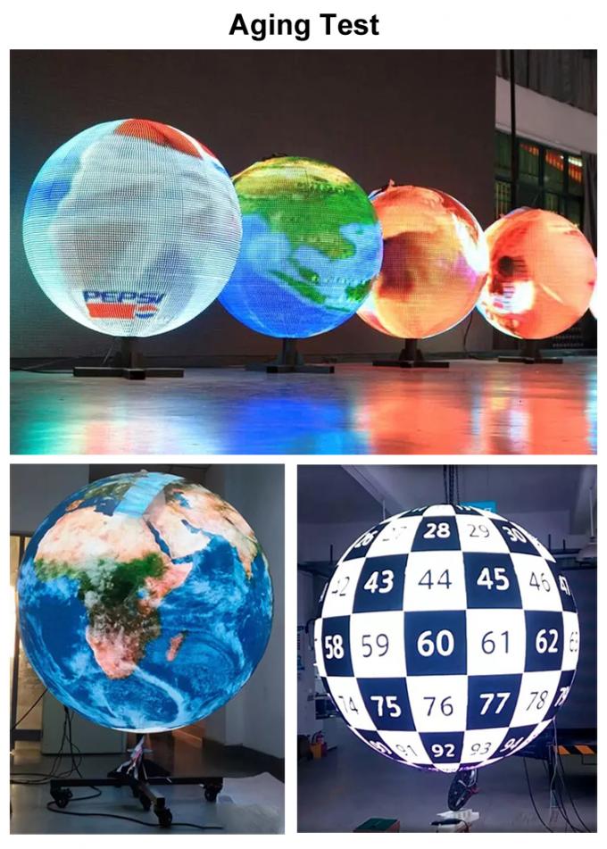 LED Ball dan Creative Circular Cube Cilinder Curved Curved RGB Layar LED Fleksibel Indoor P2 P3 P4 Round LED LED LED 1