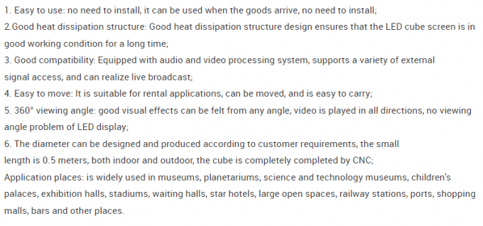 P2.5 P3 P3.91 P4.81 LED Cube Logo Display Creative LED Display Screen untuk iklan dalam dan luar ruangan 0