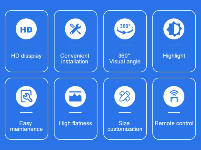 P2.5 P3 P3.91 P4.81 LED Cube Logo Display Creative LED Display Screen untuk iklan dalam dan luar ruangan 2
