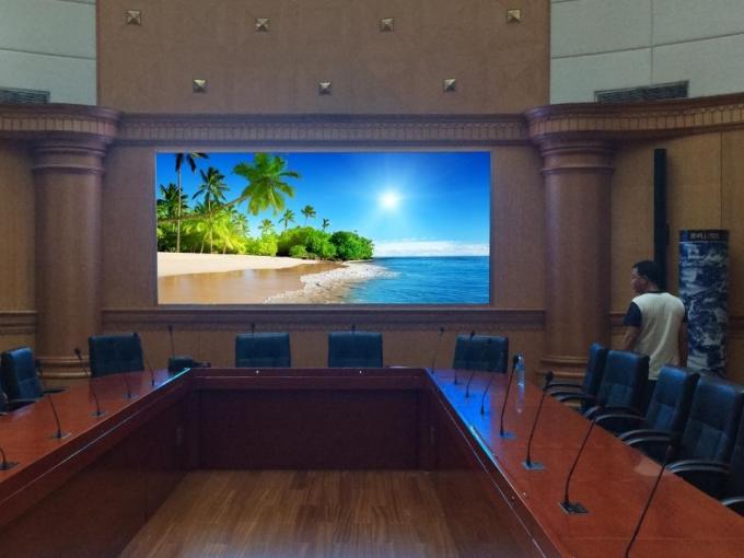 Panel Tampilan Dinding Video LED Gereja Tipis Mikro Pitch Piksel Kecil COB Tahan Air P0.6 P0.7 P0.9 P1.25 3