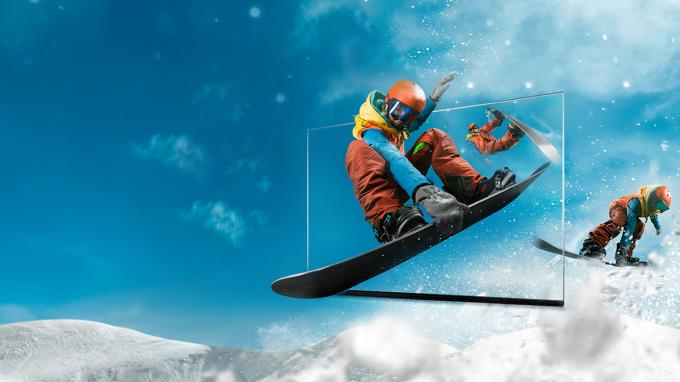 Transparan P3.91 Holographic Led Screen Full Color Led Display Screen Holographic Invisible Invisible Led Screen 4