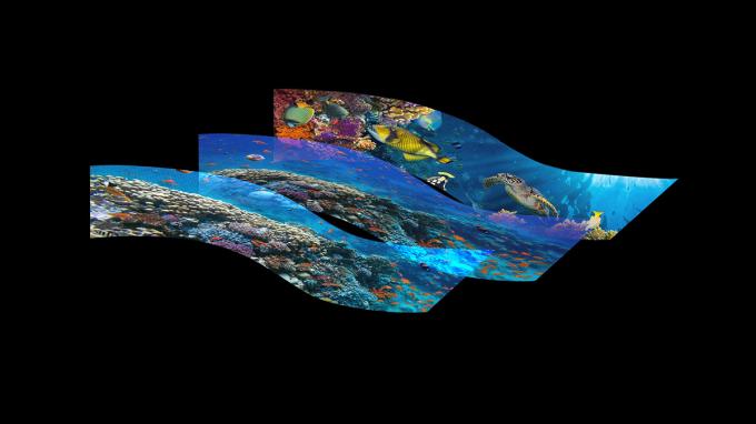 Transparan P3.91 Holographic Led Screen Full Color Led Display Screen Holographic Invisible Invisible Led Screen 6