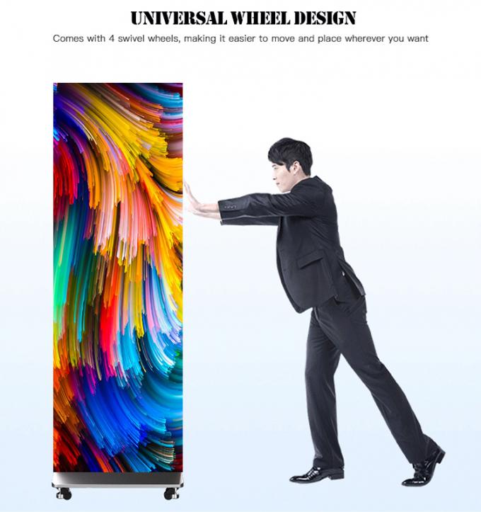 P2.5 Poster LED Lipat Tampilan Produk Iklan Poster LED Dalam Ruangan 7