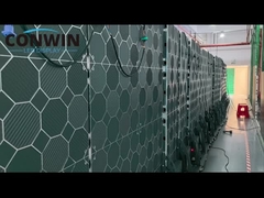 Digital Creative LED Poster Display Layar berdiri Movable